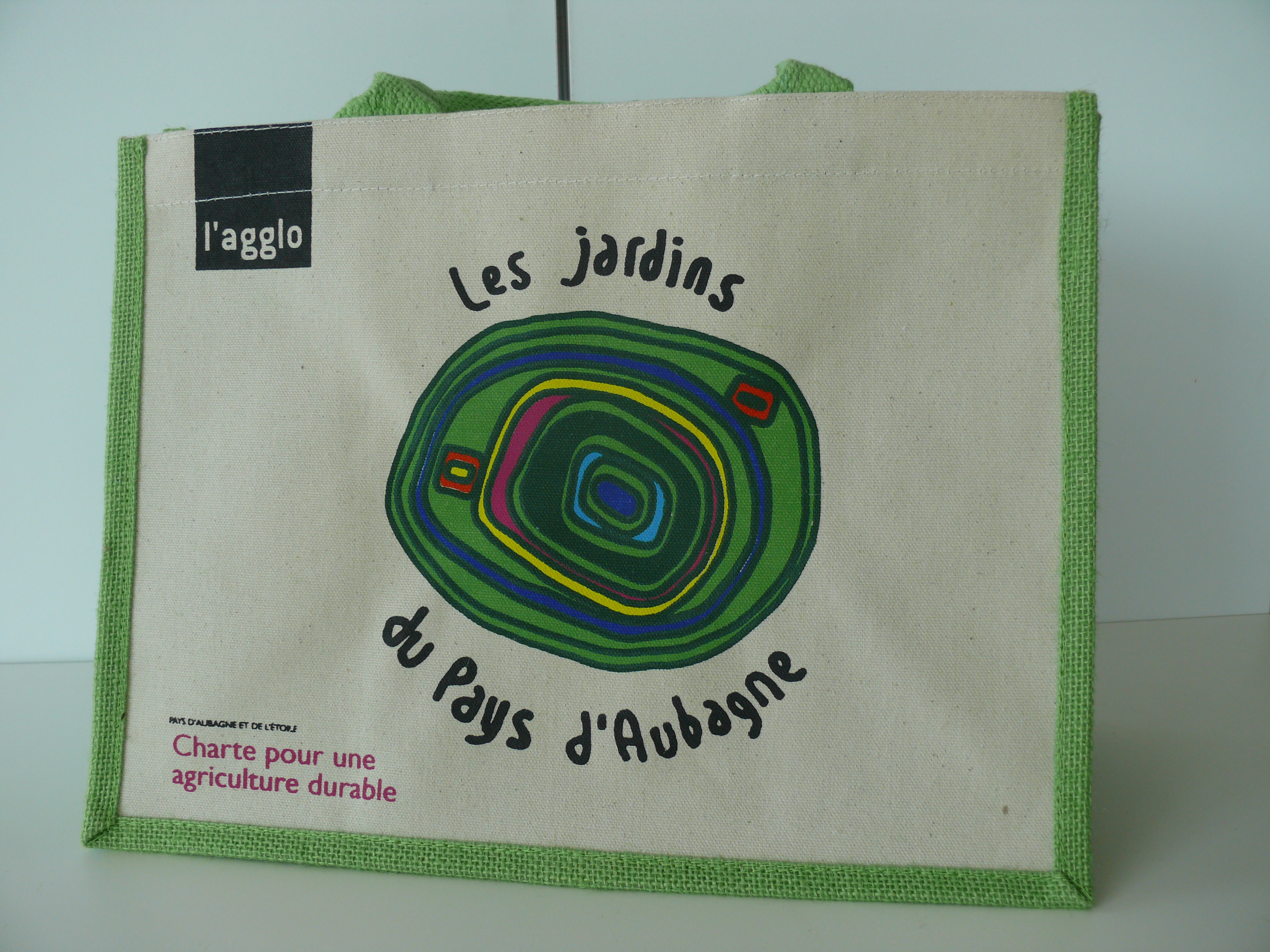 SAC CABAS REUTILISABLE TOILE DE JUTE